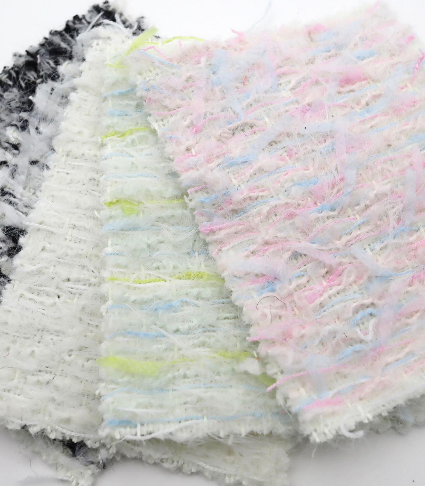 【25SS-064】ふわふわシャギーヤーン起毛ミックスツイード　/0.5ｙあたり = ～1340円