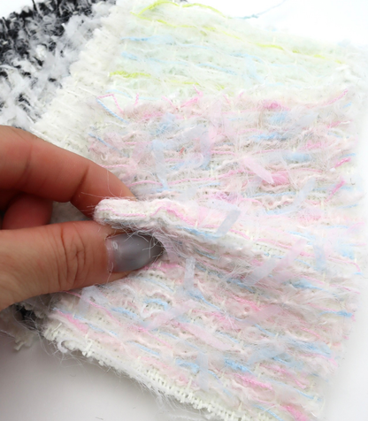 【25SS-064】ふわふわシャギーヤーン起毛ミックスツイード　/0.5ｙあたり = ～1340円