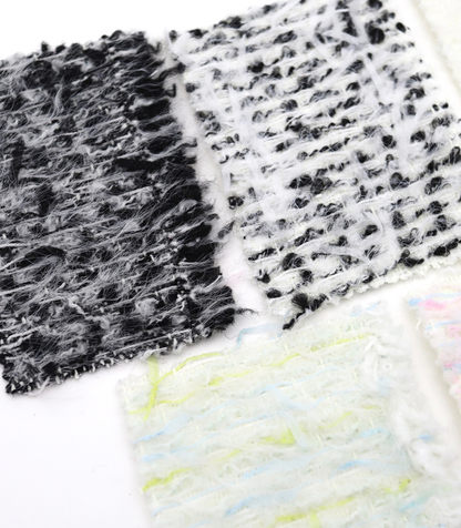 【25SS-064】ふわふわシャギーヤーン起毛ミックスツイード　/0.5ｙあたり = ～1340円