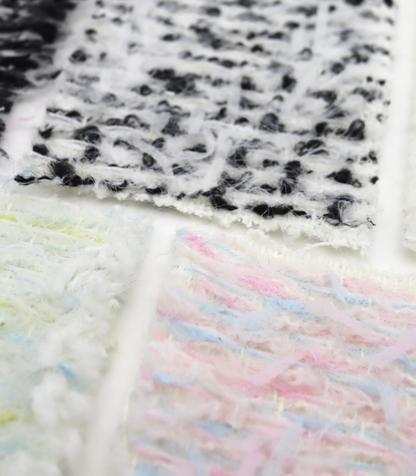 【25SS-064】ふわふわシャギーヤーン起毛ミックスツイード　/0.5ｙあたり = ～1340円