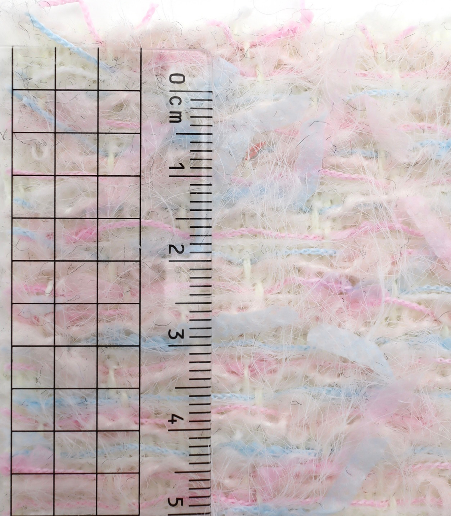 【25SS-064】ふわふわシャギーヤーン起毛ミックスツイード　/0.5ｙあたり = ～1340円