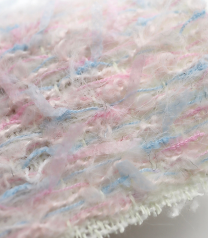 【25SS-064】ふわふわシャギーヤーン起毛ミックスツイード　/0.5ｙあたり = ～1340円