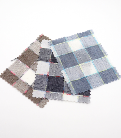 【25SS-312】カラフルスラブギンガムチェック　/0.5ｙあたり=～580円