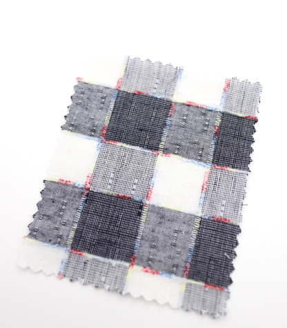 【25SS-312】カラフルスラブギンガムチェック　/0.5ｙあたり=～580円