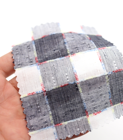 【25SS-312】カラフルスラブギンガムチェック　/0.5ｙあたり=～580円