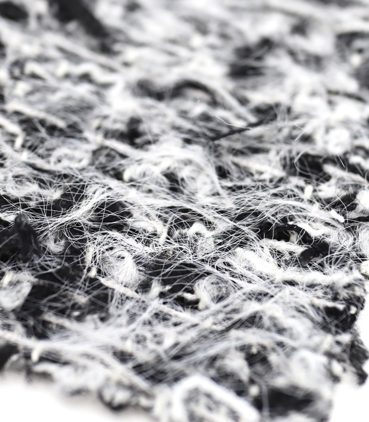 【25SS-064】ふわふわシャギーヤーン起毛ミックスツイード　/0.5ｙあたり = ～1340円