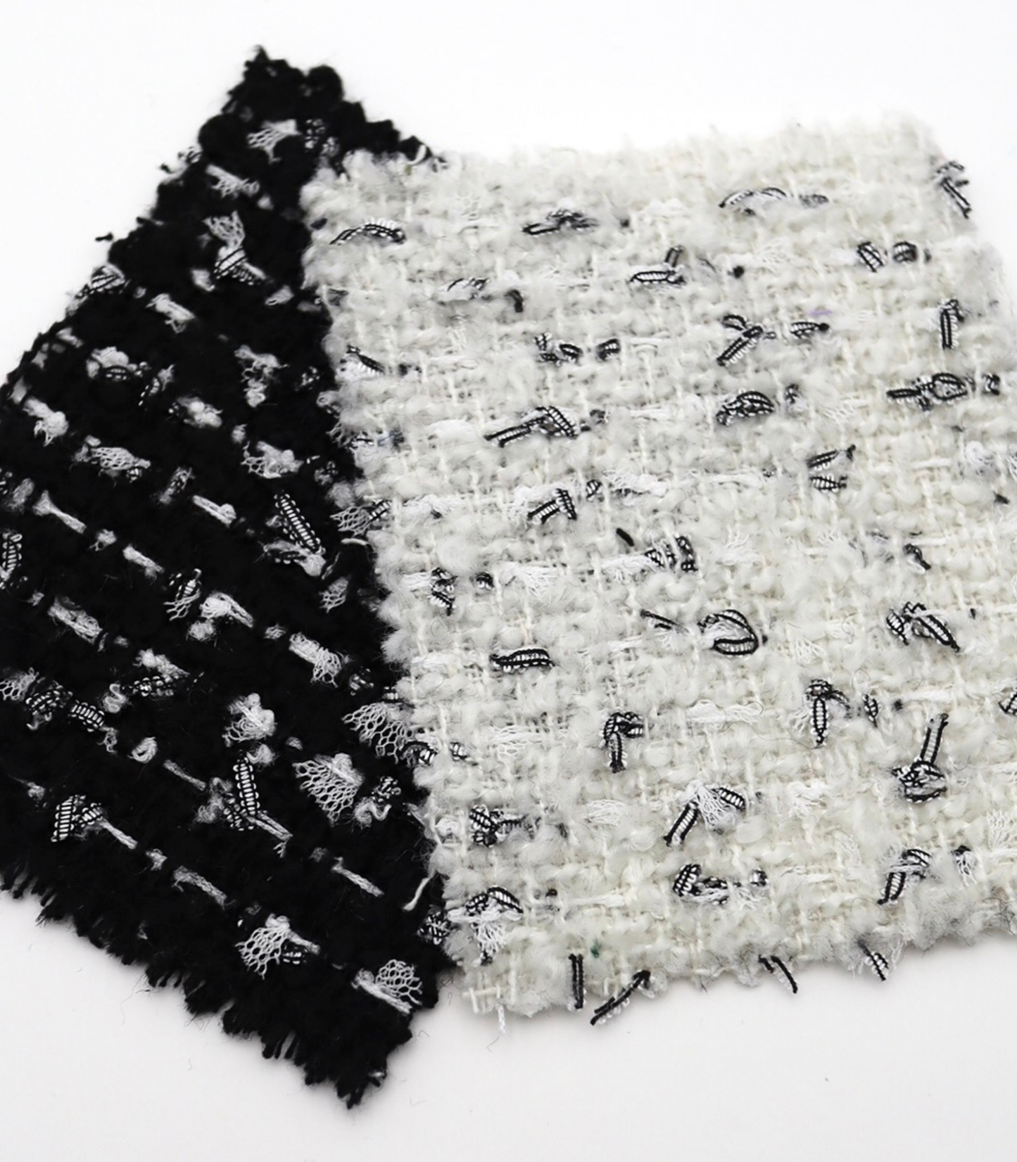 【25SS-142】チュールフリンジヤーンミックスツイード　/0.5ｙあたり = ～ 1290円