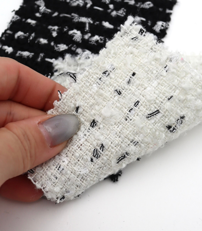 【25SS-142】チュールフリンジヤーンミックスツイード　/0.5ｙあたり = ～ 1290円