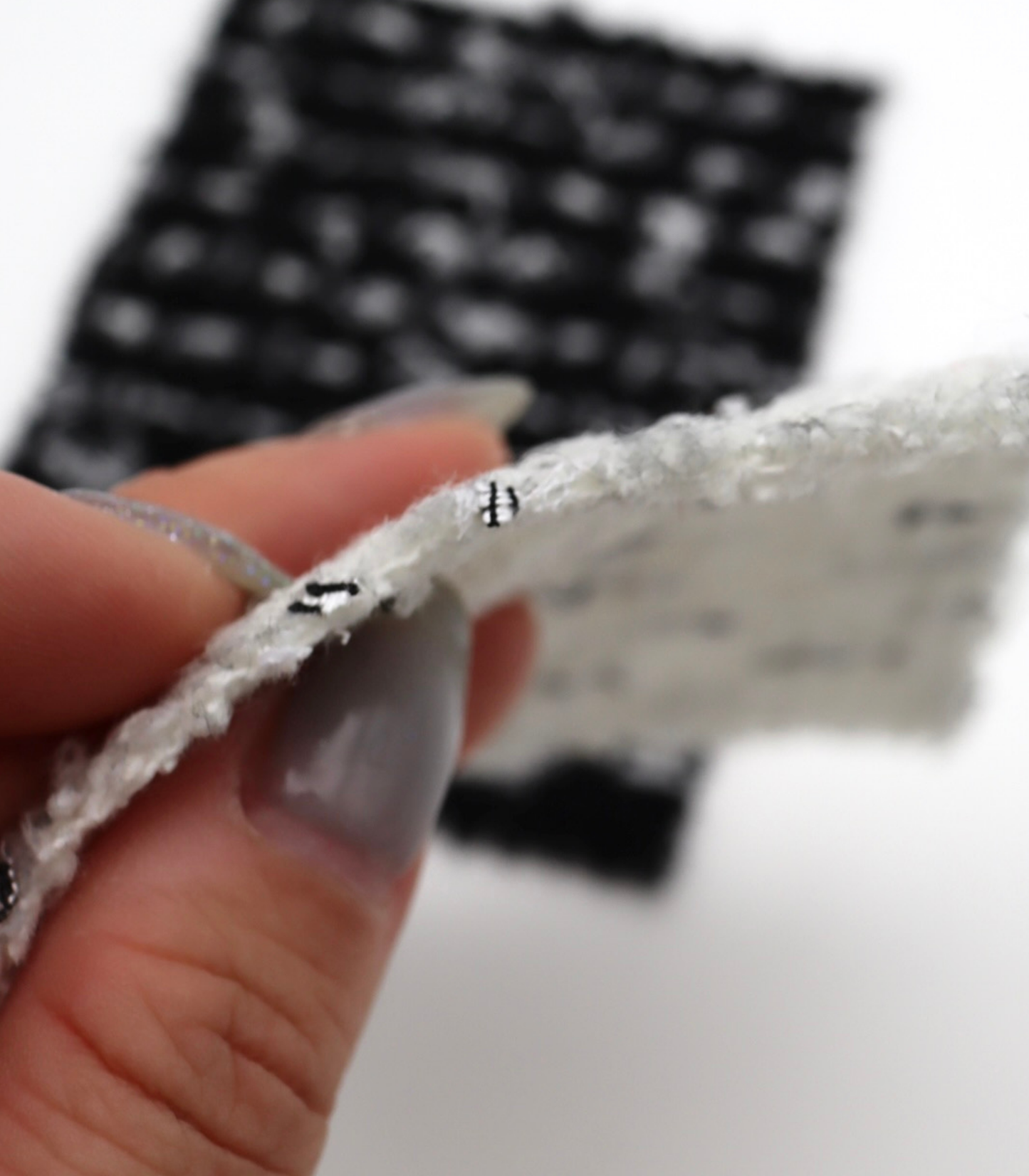 【25SS-142】チュールフリンジヤーンミックスツイード　/0.5ｙあたり = ～ 1290円