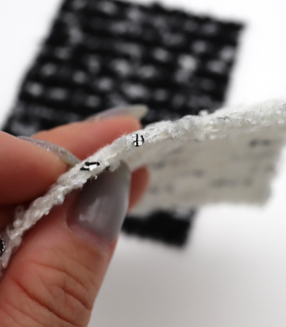 【25SS-142】チュールフリンジヤーンミックスツイード　/0.5ｙあたり = ～ 1290円