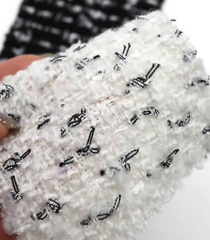 【25SS-142】チュールフリンジヤーンミックスツイード　/0.5ｙあたり = ～ 1290円