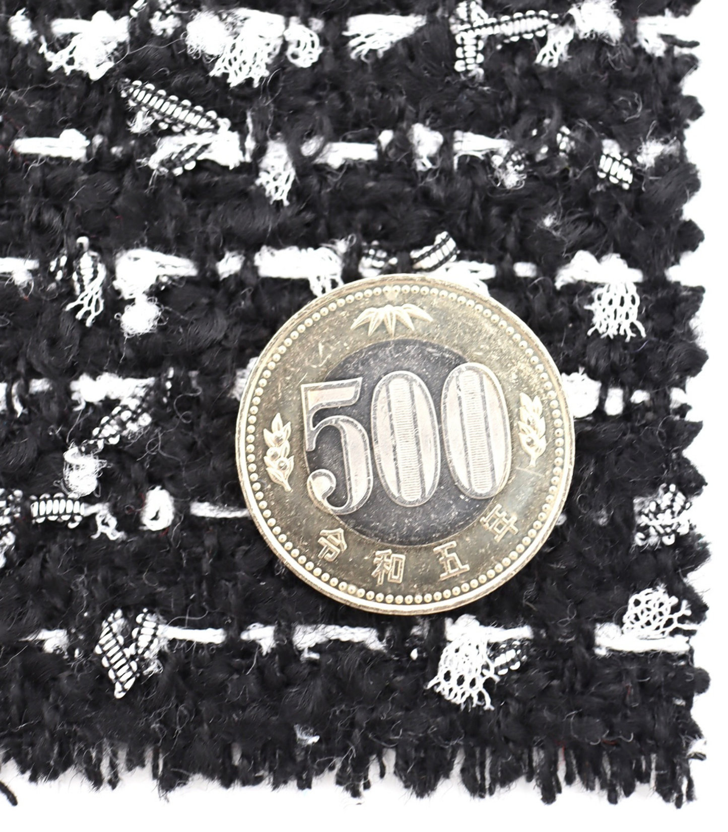 【25SS-142】チュールフリンジヤーンミックスツイード　/0.5ｙあたり = ～ 1290円