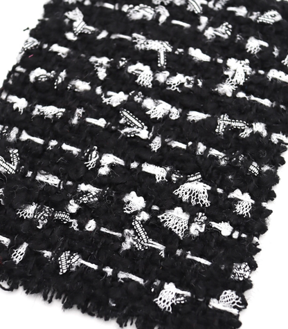 【25SS-142】チュールフリンジヤーンミックスツイード　/0.5ｙあたり = ～ 1290円