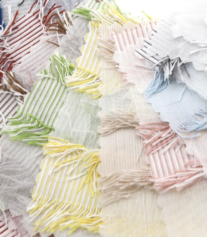 【25SS-308】フリンジジャガードシアーローン　/0.5ｙあたり = ～ 925円