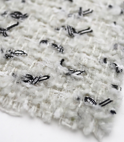 【25SS-142】チュールフリンジヤーンミックスツイード　/0.5ｙあたり = ～ 1290円