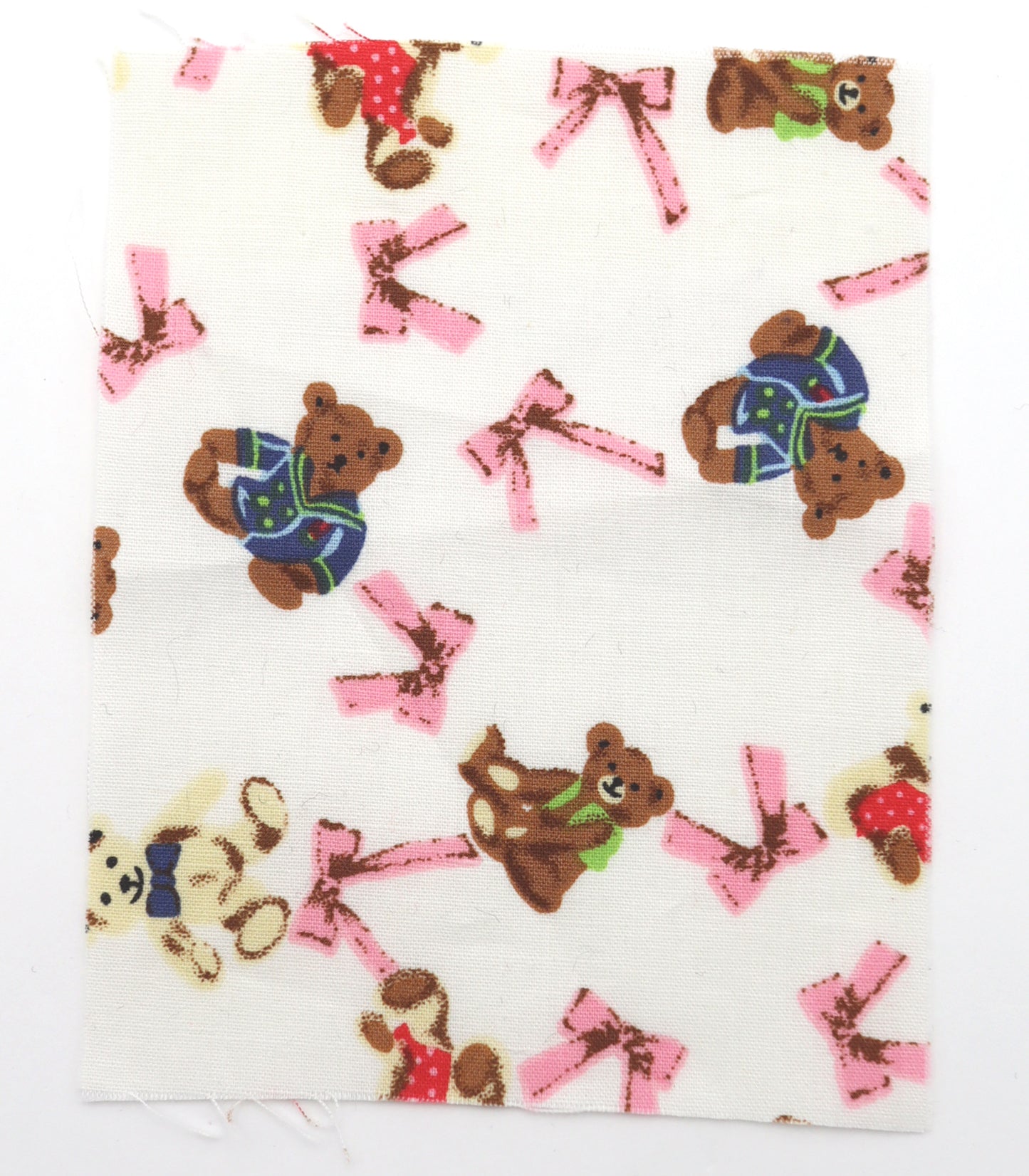 【25SS-235】おしゃれくまちゃん×リボンプリント綿ローン　/0.5ｙあたり = ～770円