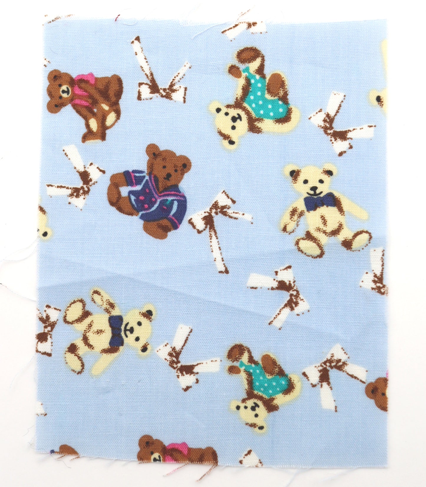 【25SS-235】おしゃれくまちゃん×リボンプリント綿ローン　/0.5ｙあたり = ～770円