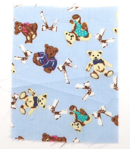 【25SS-235】おしゃれくまちゃん×リボンプリント綿ローン　/0.5ｙあたり = ～770円