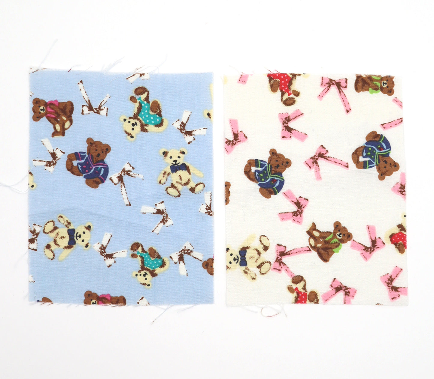 【25SS-235】おしゃれくまちゃん×リボンプリント綿ローン　/0.5ｙあたり = ～770円