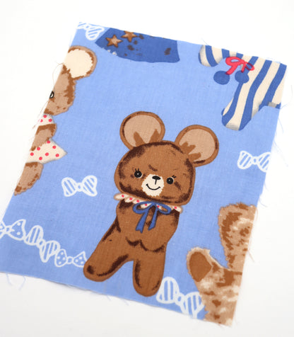 【25SS-236】アニマルズ×リボンプリント綿ローン　/0.5ｙあたり = ～685円