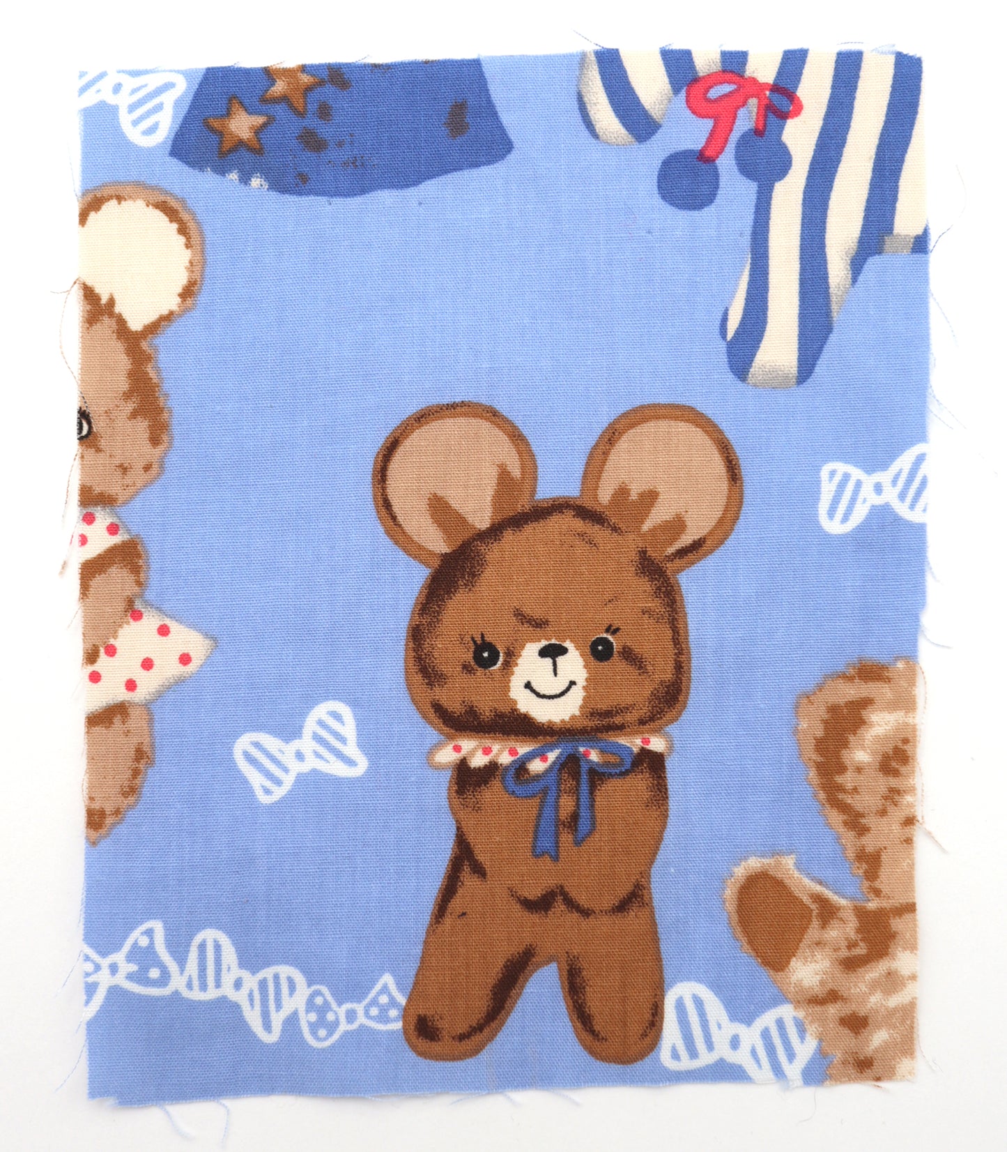 【25SS-236】アニマルズ×リボンプリント綿ローン　/0.5ｙあたり = ～685円