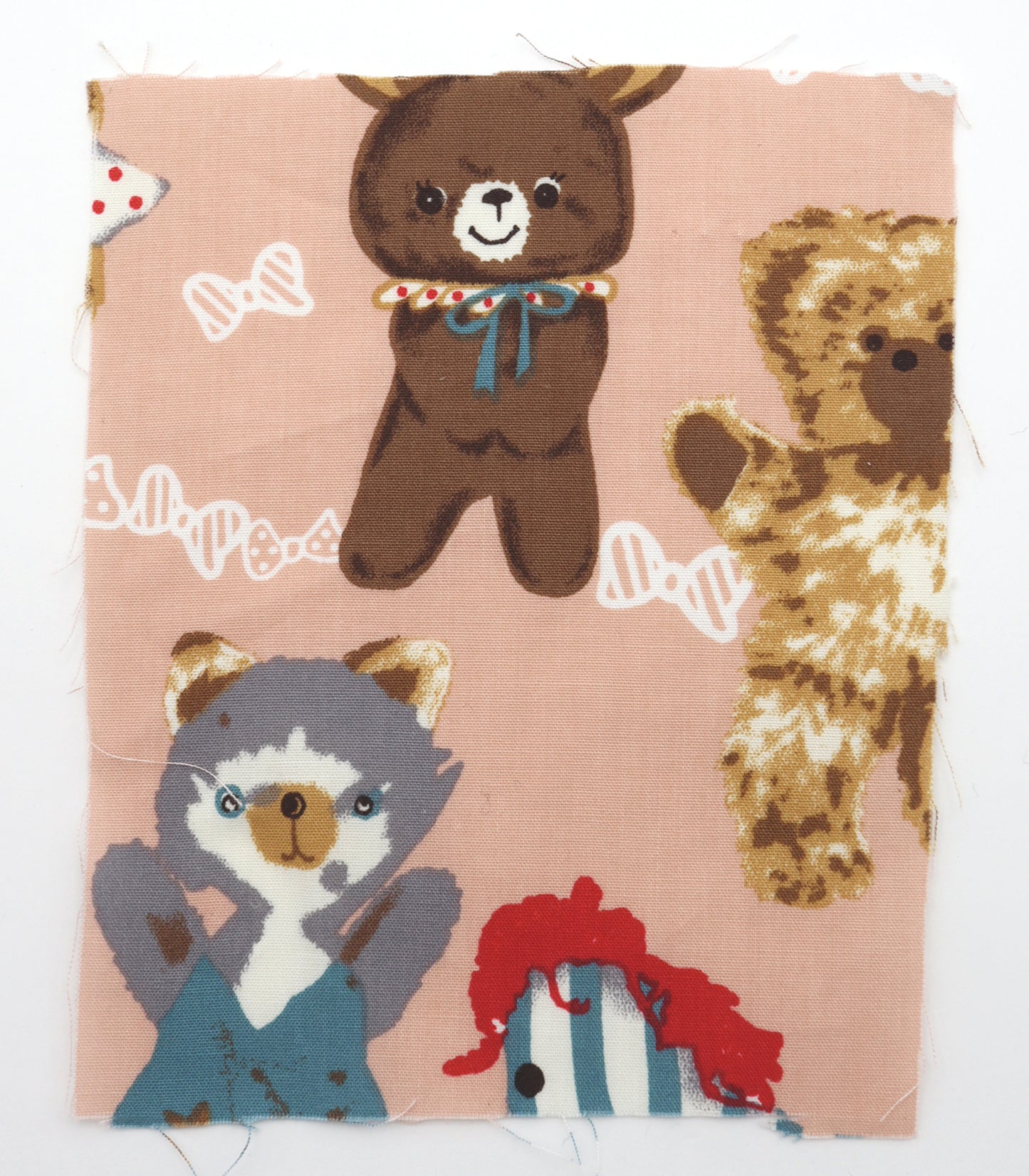 【25SS-236】アニマルズ×リボンプリント綿ローン　/0.5ｙあたり = ～685円