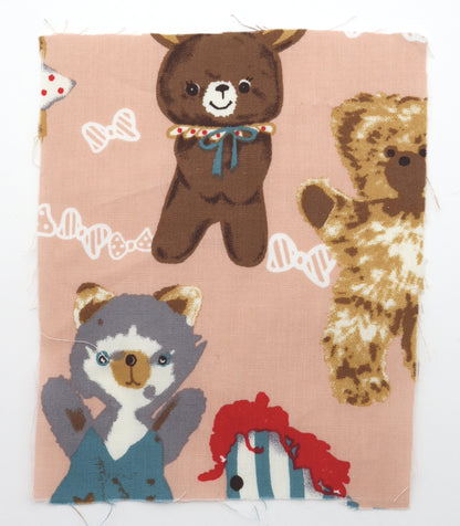 【25SS-236】アニマルズ×リボンプリント綿ローン　/0.5ｙあたり = ～685円