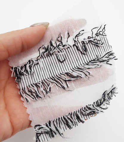 【25SS-308】フリンジジャガードシアーローン　/0.5ｙあたり = ～ 925円