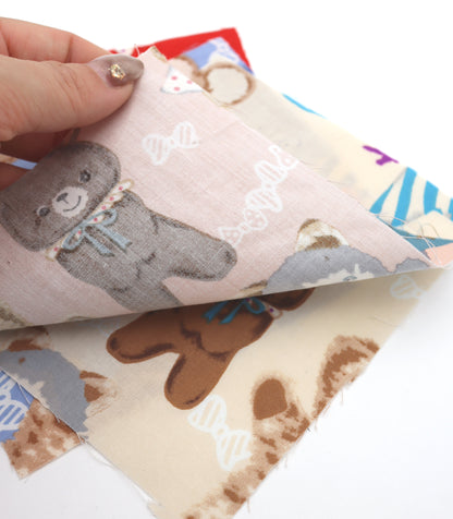 【25SS-236】アニマルズ×リボンプリント綿ローン　/0.5ｙあたり = ～685円