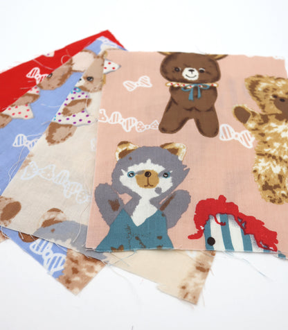 【25SS-236】アニマルズ×リボンプリント綿ローン　/0.5ｙあたり = ～685円