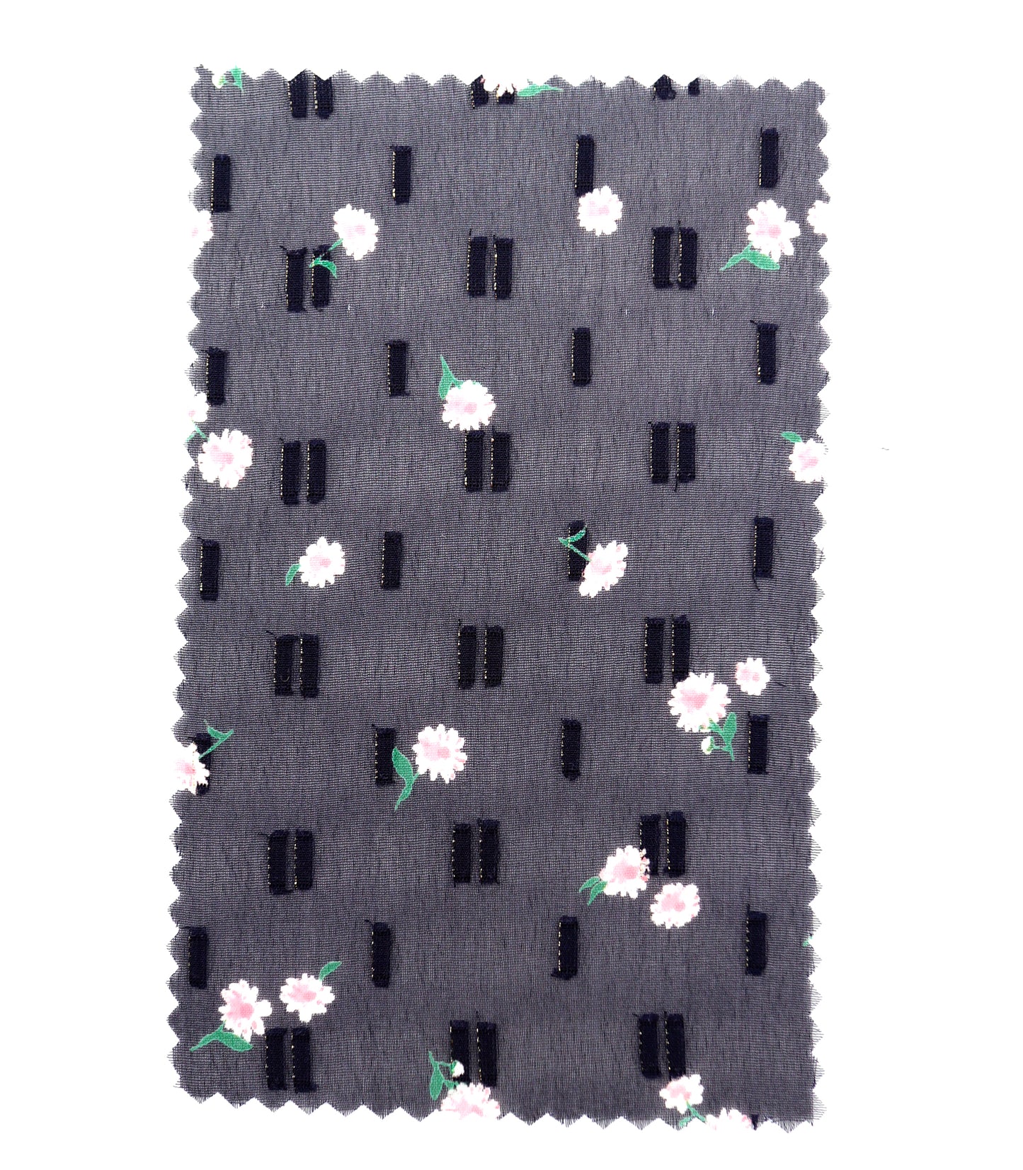 【25SS-237】小花柄プリントカットドビーシフォン　/0.5ｙあたり = ～785円