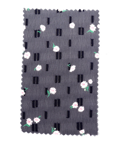 【25SS-237】小花柄プリントカットドビーシフォン　/0.5ｙあたり = ～785円