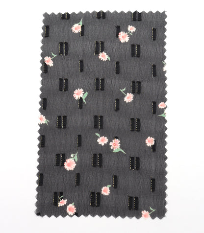 【25SS-237】小花柄プリントカットドビーシフォン　/0.5ｙあたり = ～785円