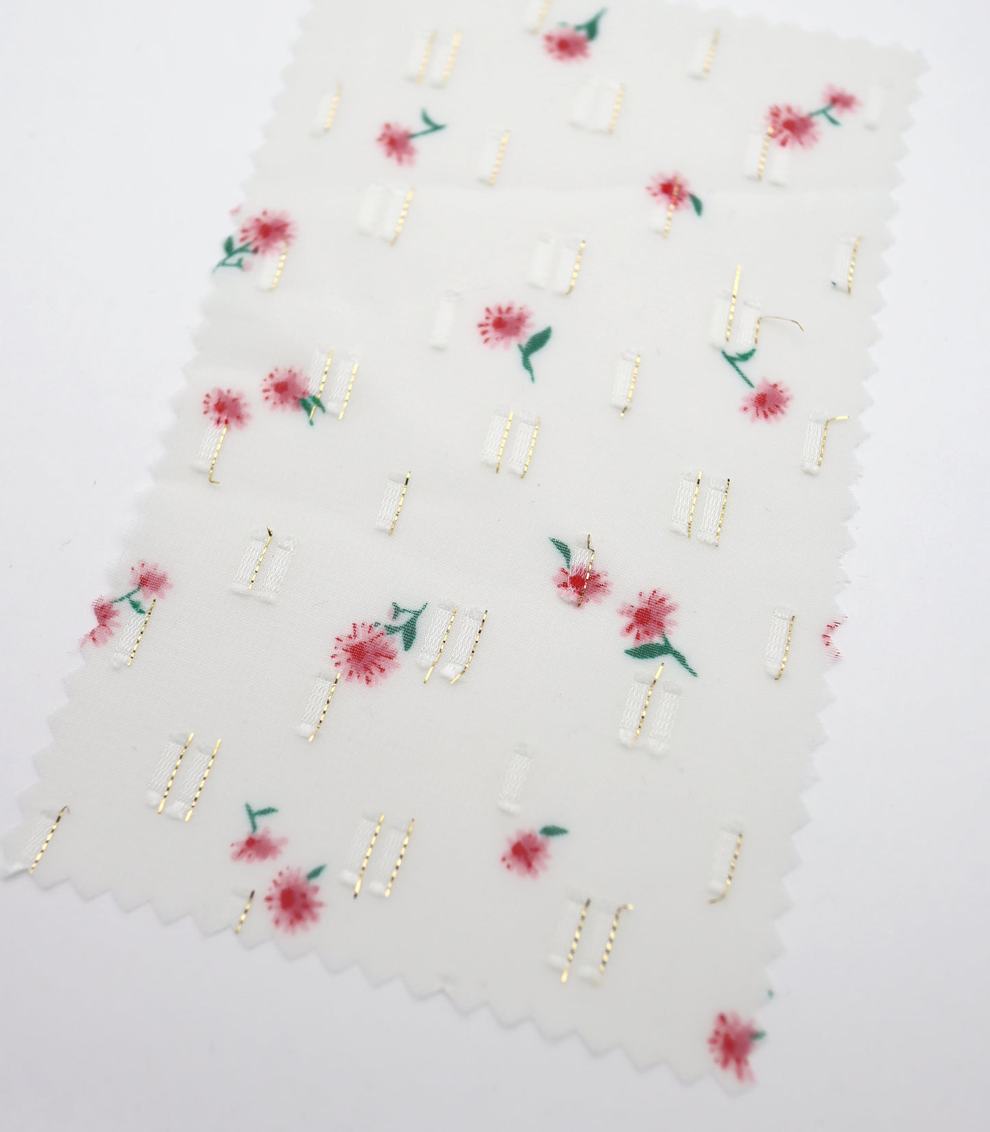 【25SS-237】小花柄プリントカットドビーシフォン　/0.5ｙあたり = ～785円