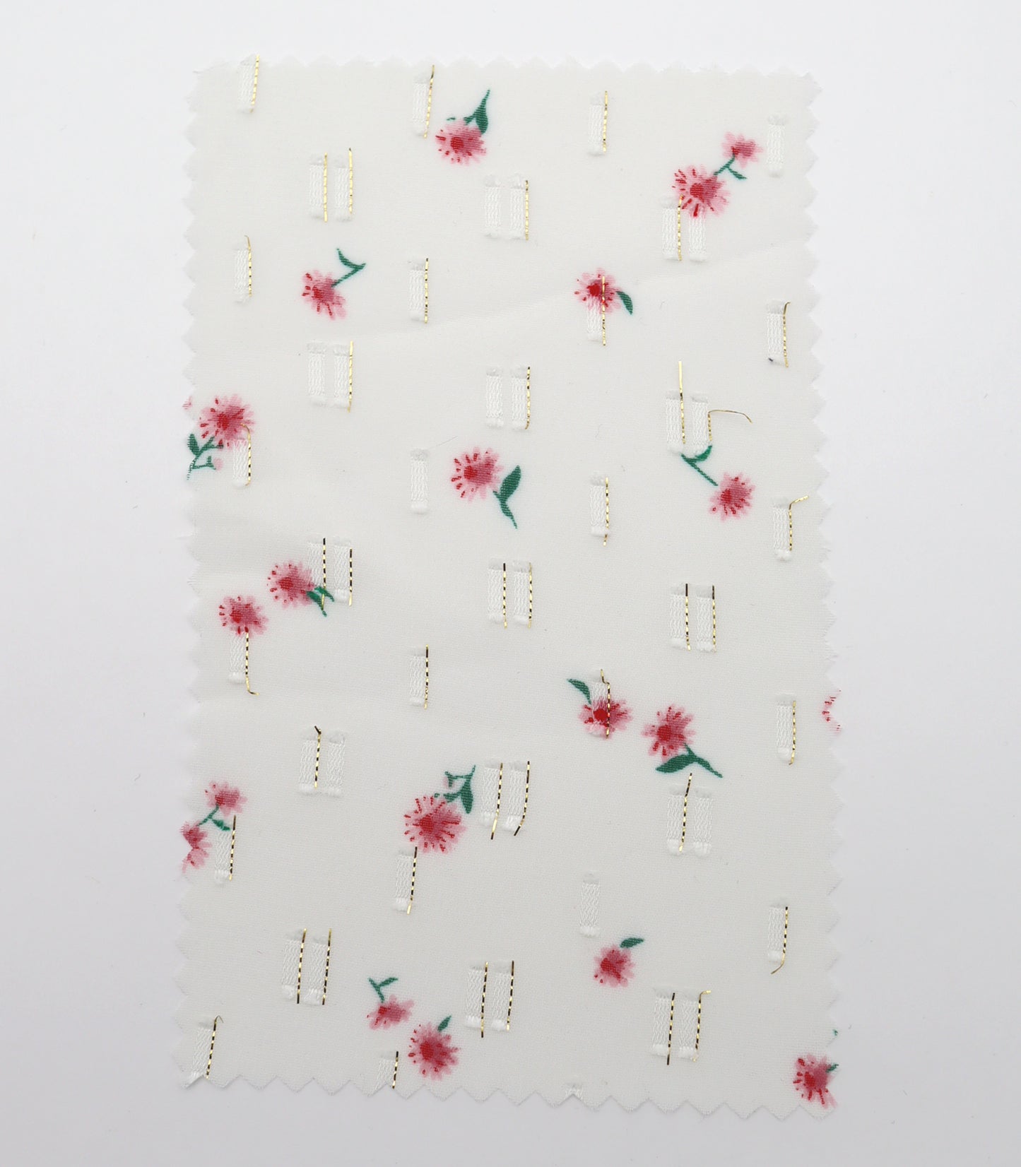 【25SS-237】小花柄プリントカットドビーシフォン　/0.5ｙあたり = ～785円