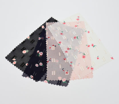 【25SS-237】小花柄プリントカットドビーシフォン　/0.5ｙあたり = ～785円