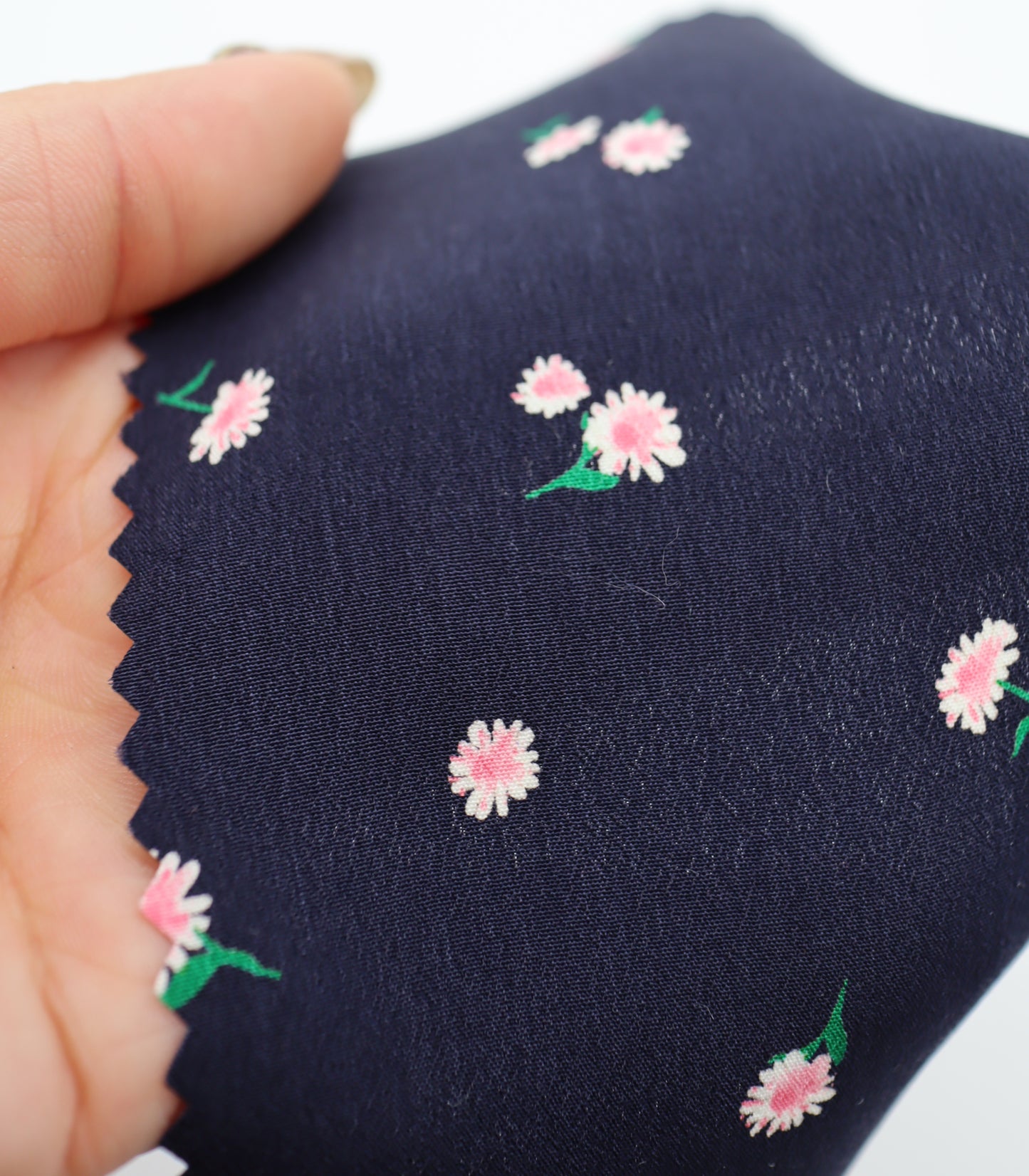 【25SS-238】小花柄プリントデシン　/0.5ｙあたり = ～765円