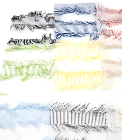 【25SS-308】フリンジジャガードシアーローン　/0.5ｙあたり = ～ 925円