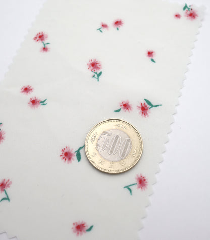【25SS-238】小花柄プリントデシン　/0.5ｙあたり = ～765円