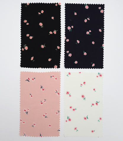 【25SS-238】小花柄プリントデシン　/0.5ｙあたり = ～765円