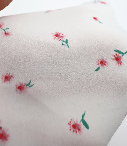 【25SS-238】小花柄プリントデシン　/0.5ｙあたり = ～765円