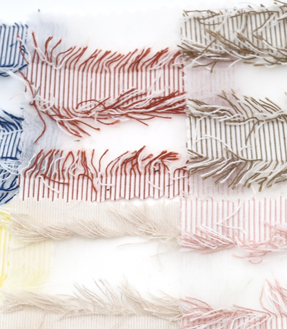 【25SS-308】フリンジジャガードシアーローン　/0.5ｙあたり = ～ 925円