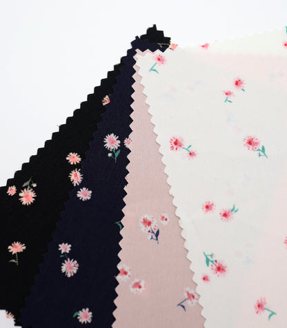 【25SS-238】小花柄プリントデシン　/0.5ｙあたり = ～765円