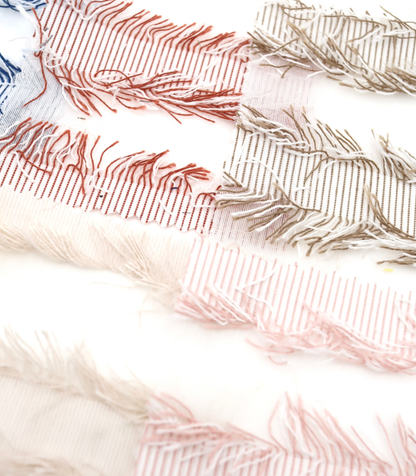 【25SS-308】フリンジジャガードシアーローン　/0.5ｙあたり = ～ 925円