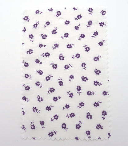 【25SS-255】小花柄プリント綿ローン　/0.5ｙあたり = ～625円