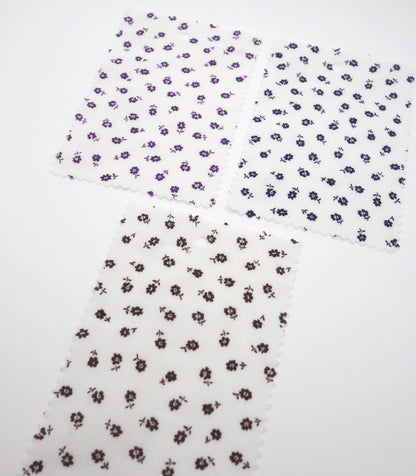 【25SS-255】小花柄プリント綿ローン　/0.5ｙあたり = ～625円