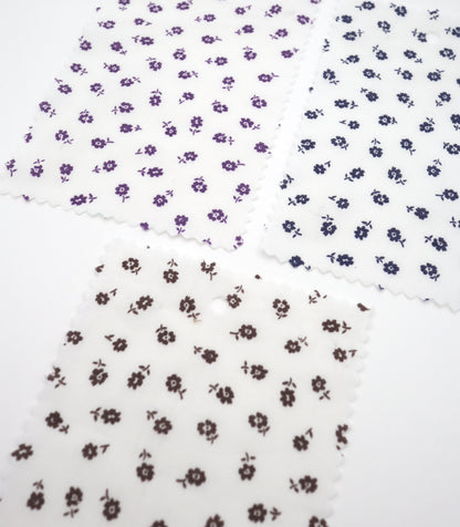 【25SS-255】小花柄プリント綿ローン　/0.5ｙあたり = ～625円
