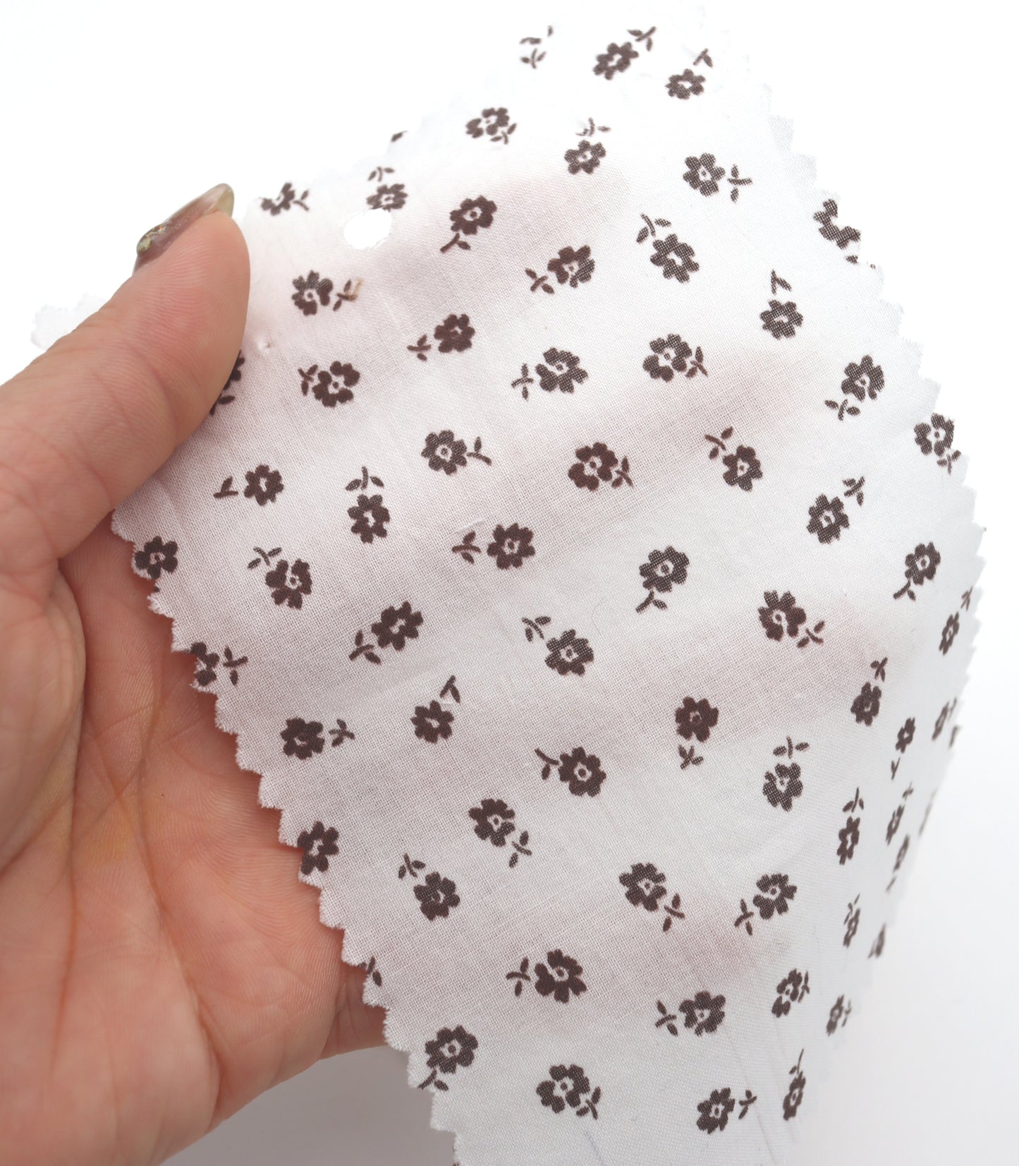 【25SS-255】小花柄プリント綿ローン　/0.5ｙあたり = ～625円