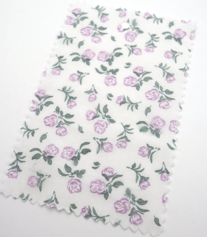 【25SS-256】ローズプリント綿ローン　/0.5ｙあたり = ～625円