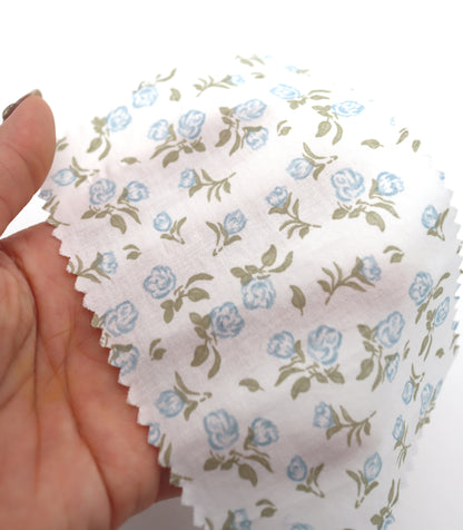 【25SS-256】ローズプリント綿ローン　/0.5ｙあたり = ～625円